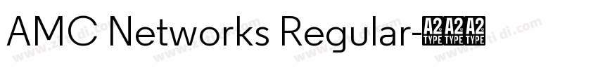 AMC Networks Regular字体转换